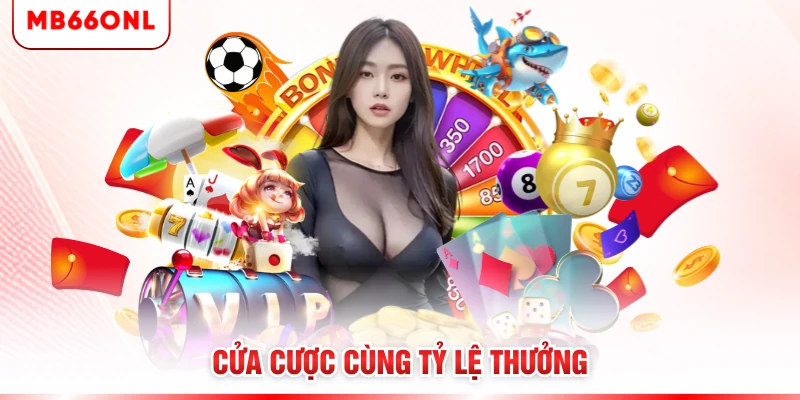 Cửa cược cùng tỷ lệ thưởng